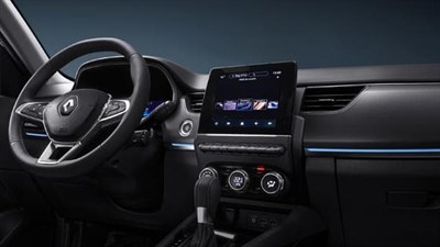 Renault Arkana, Conectividad al alcance Disposición intuitiva del panel y nuevo sistema multimedia Renault Easy Link, con pantalla táctil de 7 pulgadas compatible con Android Auto y Apple CarPlay.