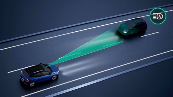 Renault Kardian - automatic lighting with auto high-low Beam​​