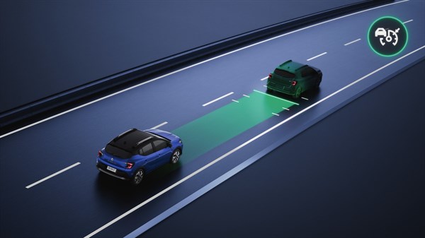 Adaptative cruise control - Renault Kardian