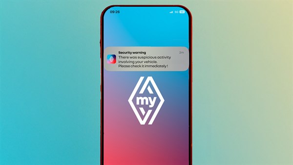 Renault Boreal - be alerted when the alarm is triggered