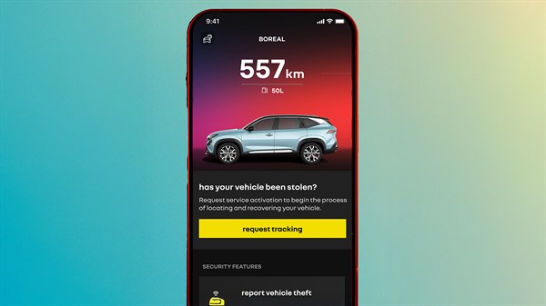 Renault Boreal - helps you recover your stolen vehicle