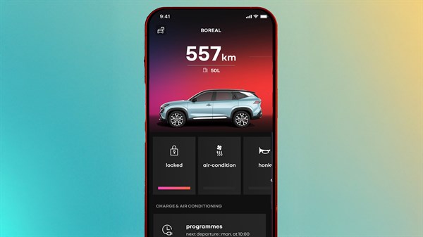 Renault Boreal - be notified if your vehicle is unlocked